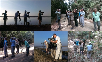 BIRDING TOUR AT SPOONBILL, FRITZ FURER TEAM FROM EUROPE